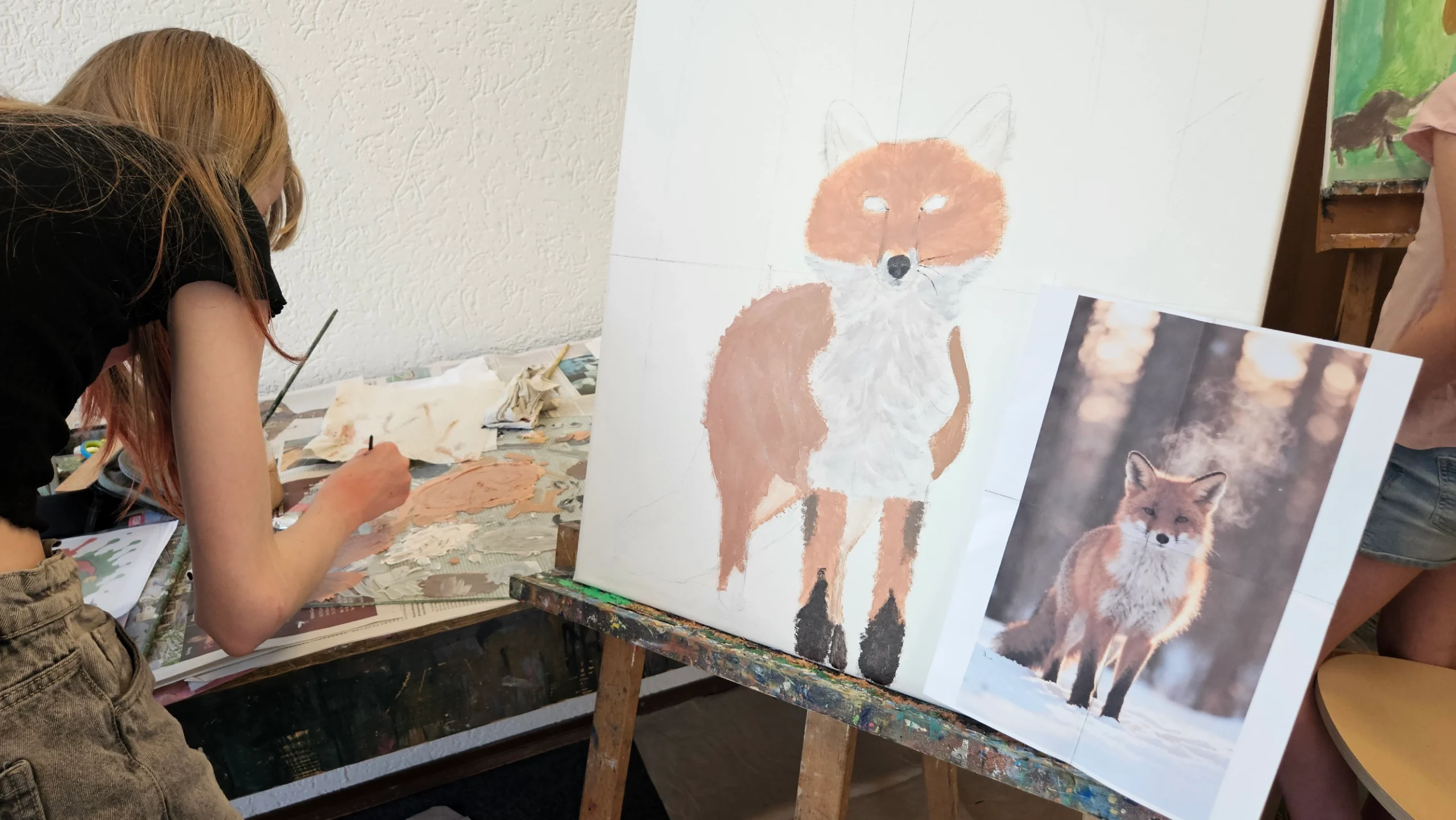 Kinder-Kunstkurse Augsburg, Acryl Malkurs