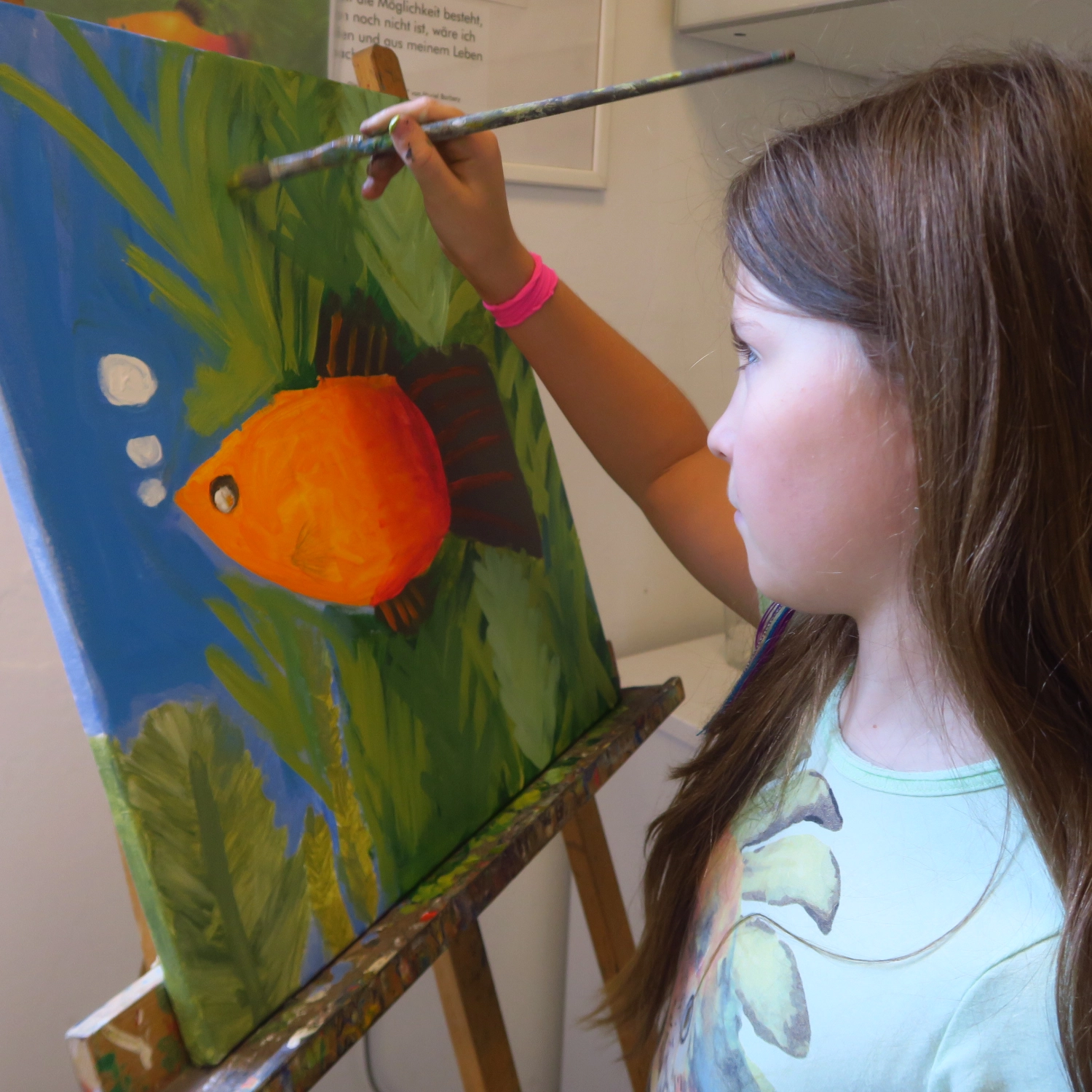 Kinder-Kunstkurse Augsburg, Acryl Malkurs