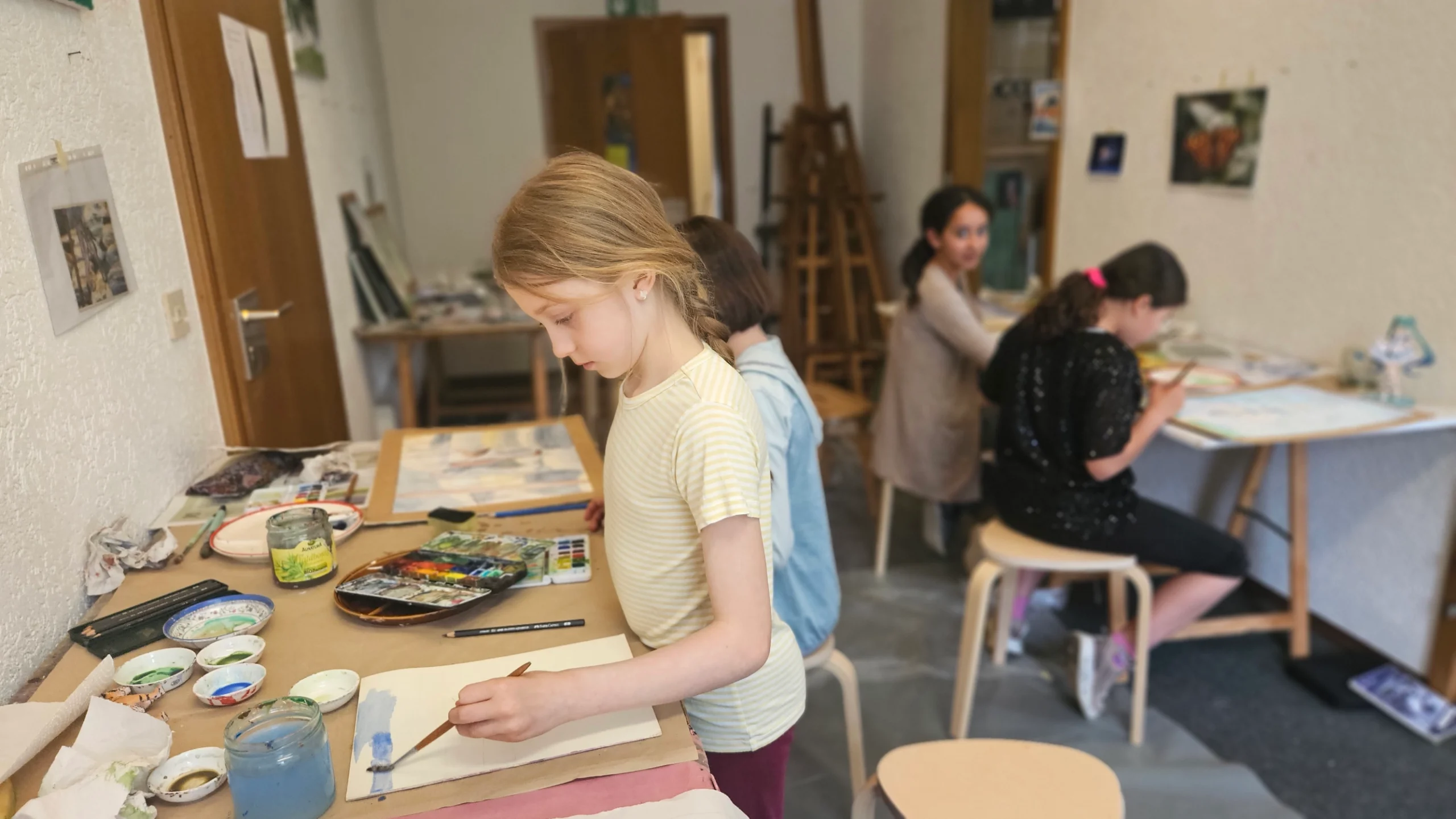 Kinder-Kunstkurse Augsburg, Aquarell-Malkurs
