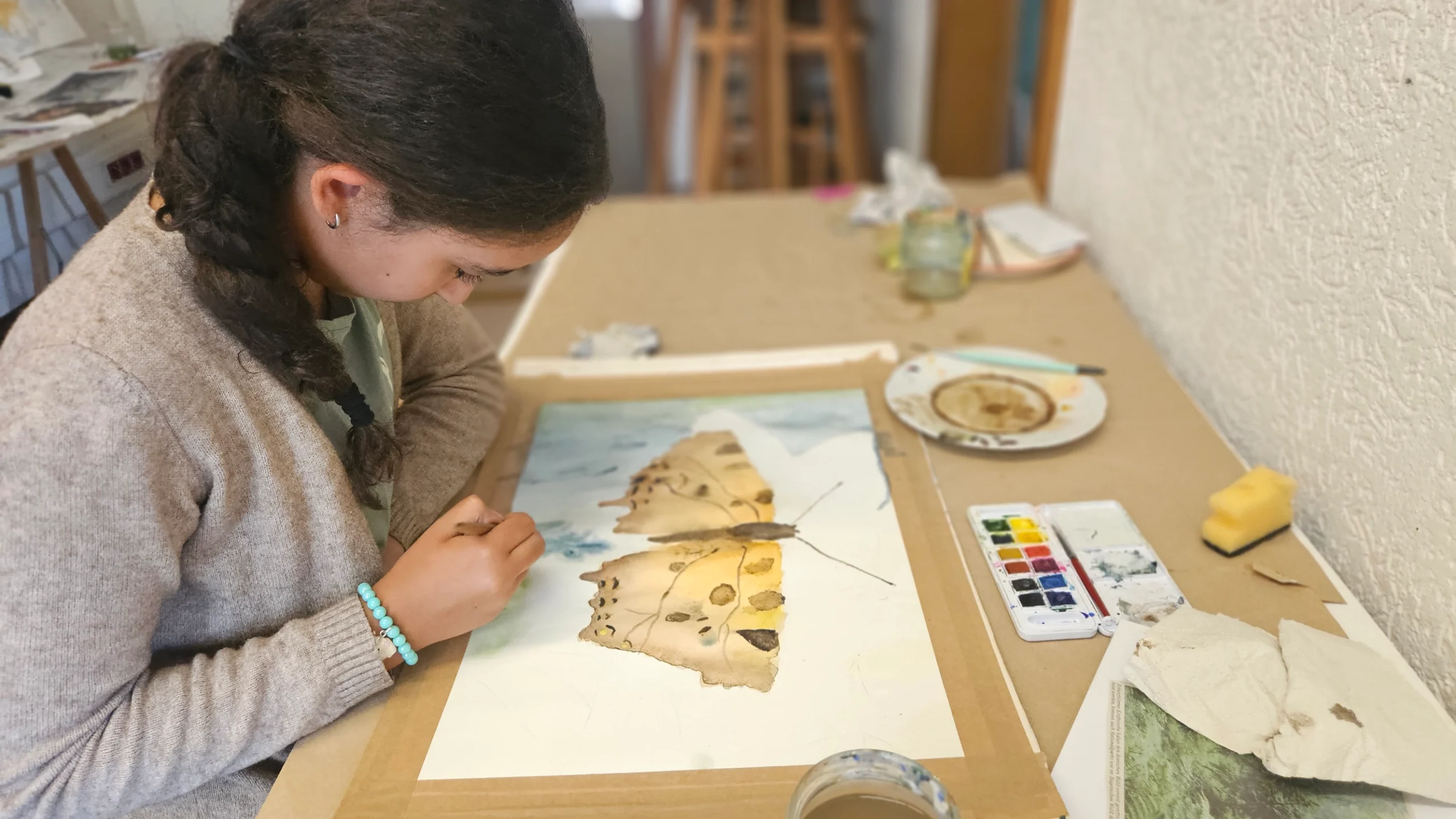 Kinder-Kunstkurse Augsburg, Aquarell-Malkurs