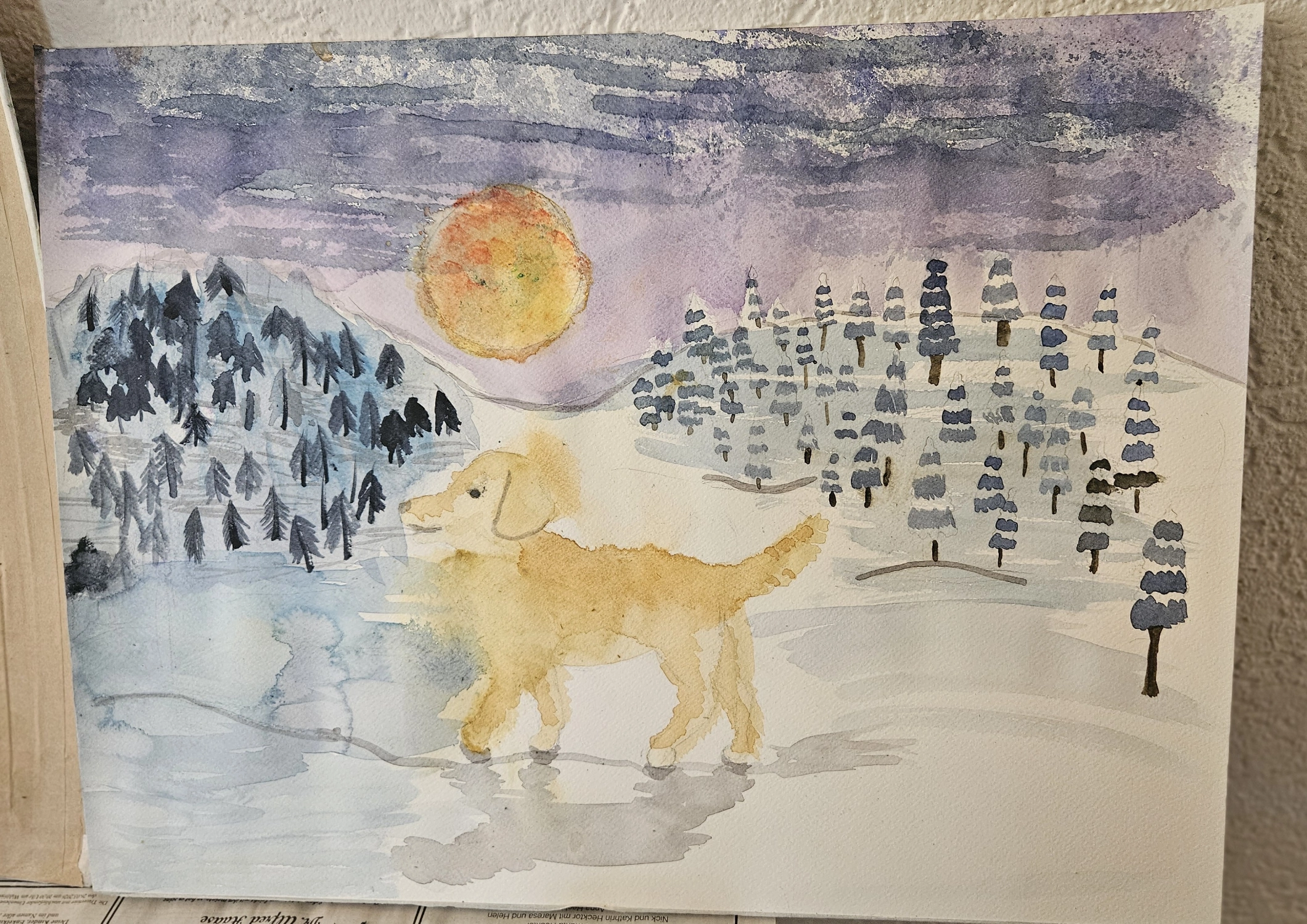 Kinder-Kunstkurse Augsburg, Aquarell-Malkurs