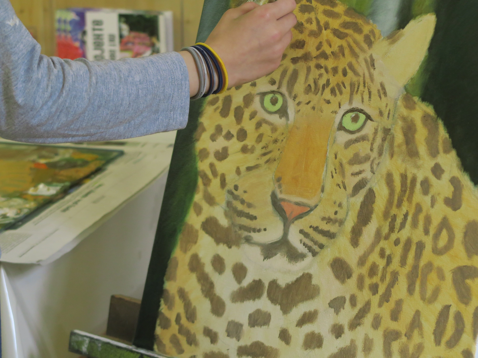 Kinder-Kunstkurse Augsburg, Öl-Malkurs