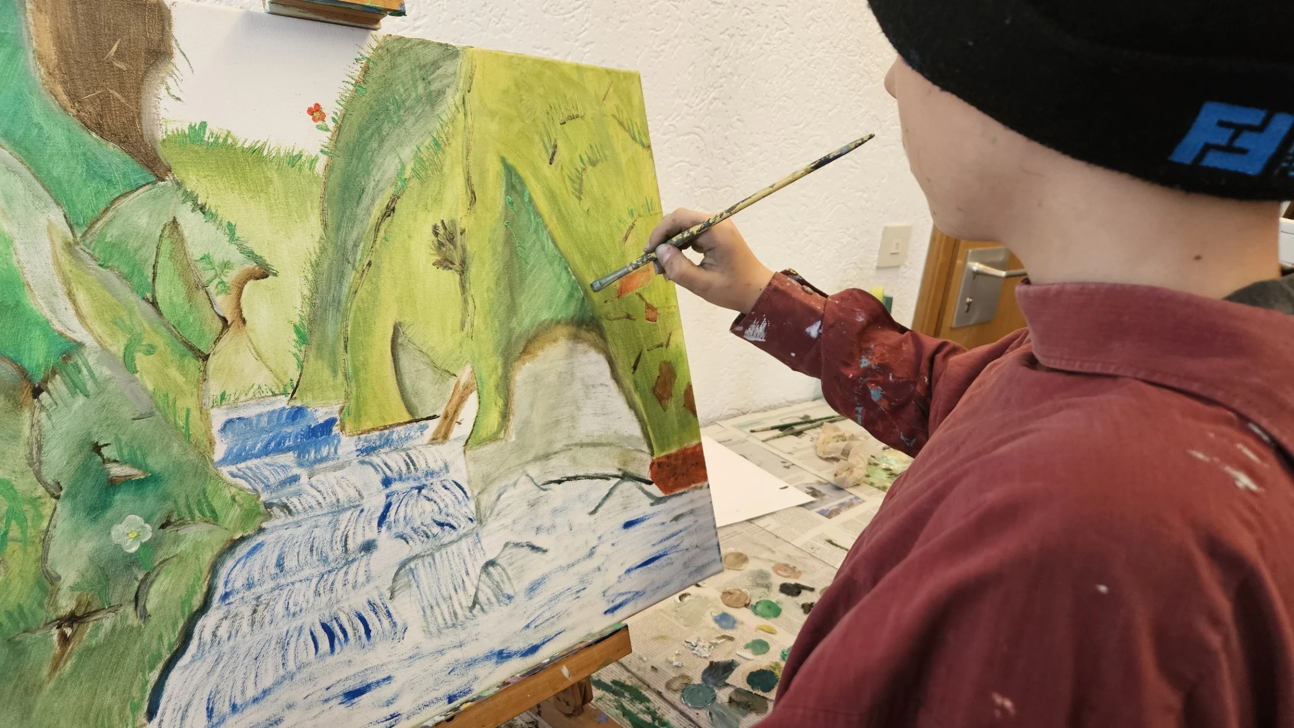 Kinder-Kunstkurse Augsburg, Öl-Malkurs