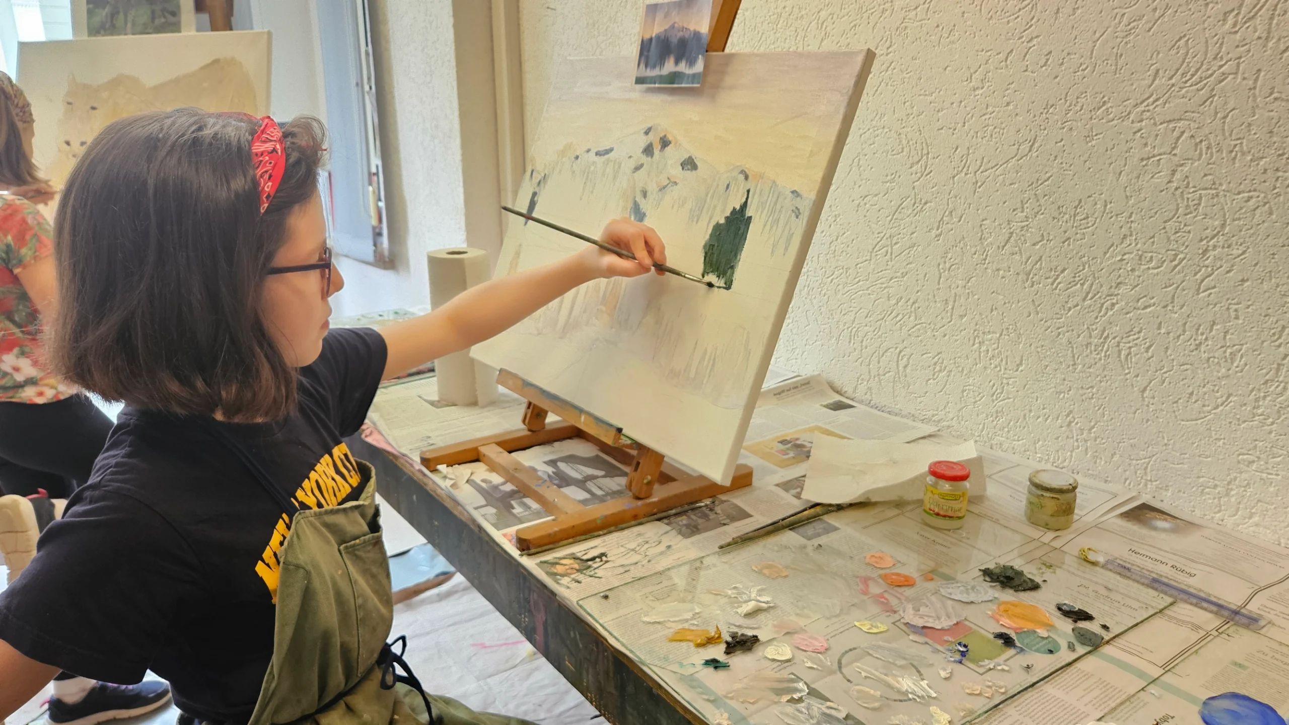 Kinder-Kunstkurse Augsburg, Öl-Malkurs