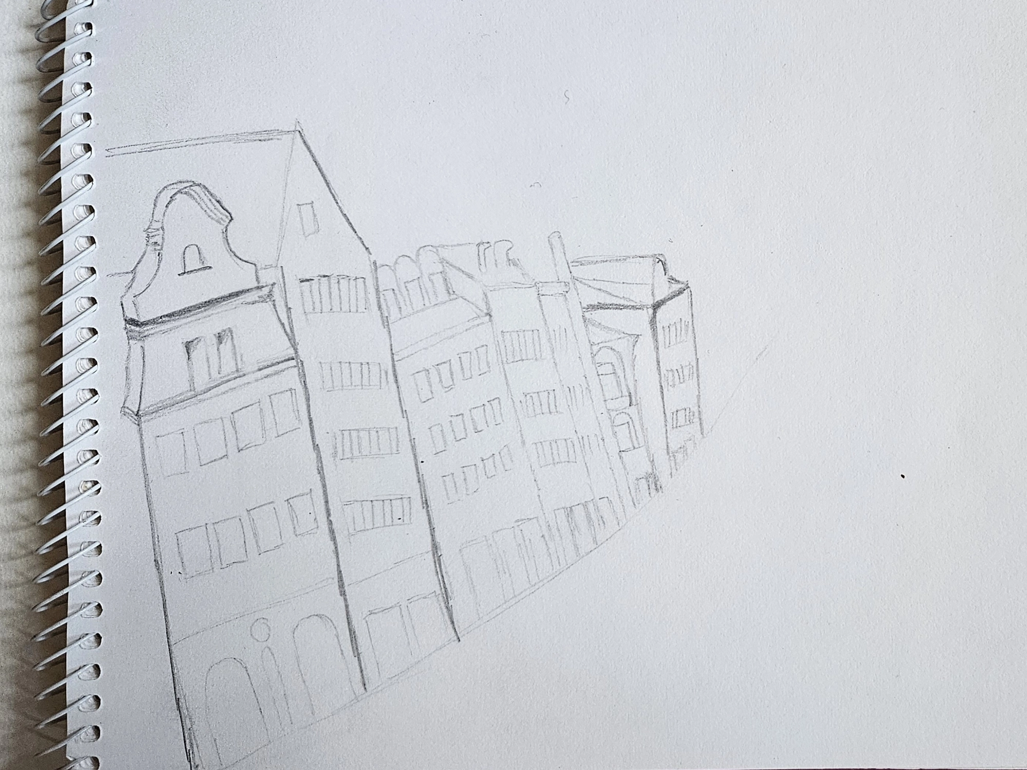 Kinder-Kunstkurse Augsburg, Zeichnen in der Stadt