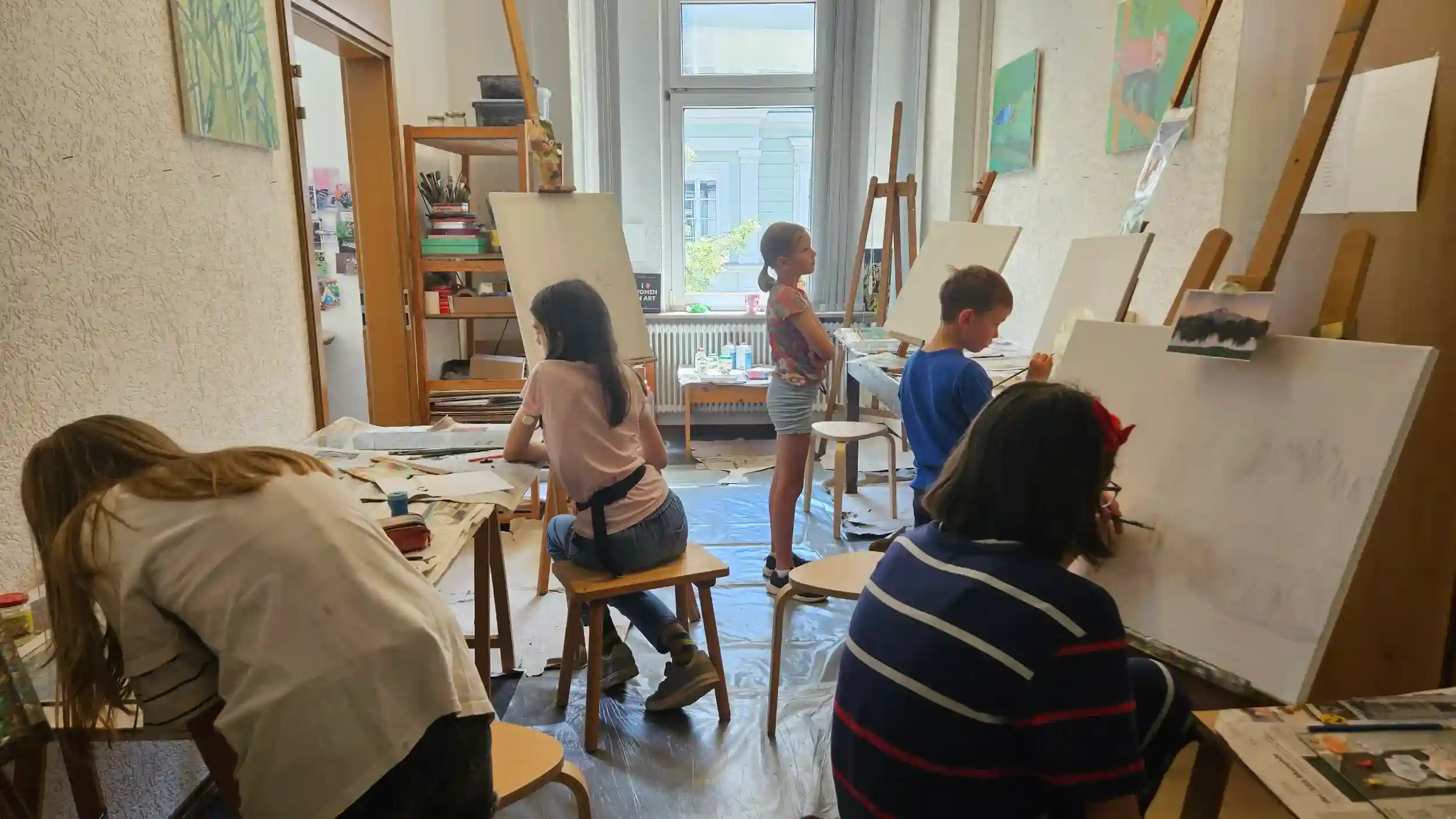 Kinder-Kunstkurse Augsburg, Kathrina Rudolph, Kinderkunstkurse, Ferienkurse, Malkurse