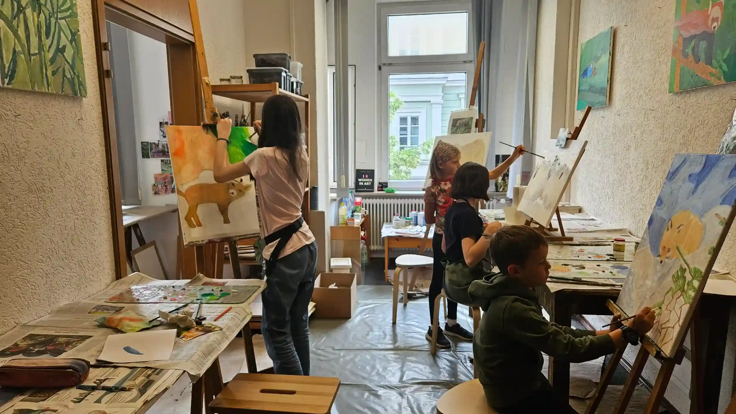 Kinder-Kunstkurse Augsburg, Kathrina Rudolph, Kinderkunstkurse, Ferienkurse, Malkurse