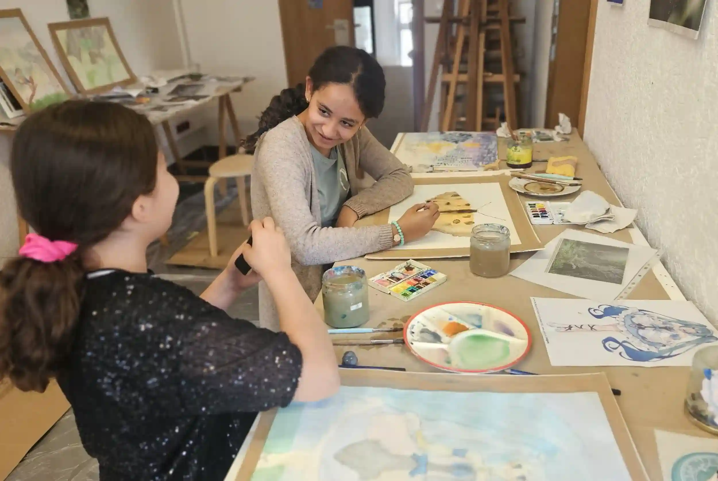 Kinder-Kunstkurse Augsburg, Kathrina Rudolph, Kinderkunstkurse, Ferienkurse, Malkurse