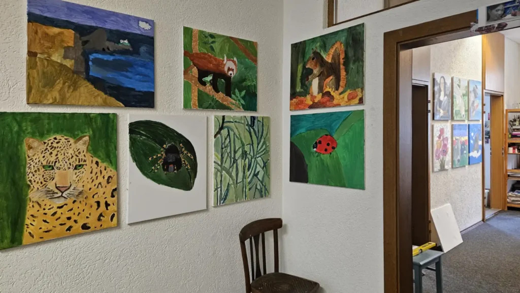 Kinder Kunstkurse Augsburg, Tag der offenen Tür im Haus schöne Felder