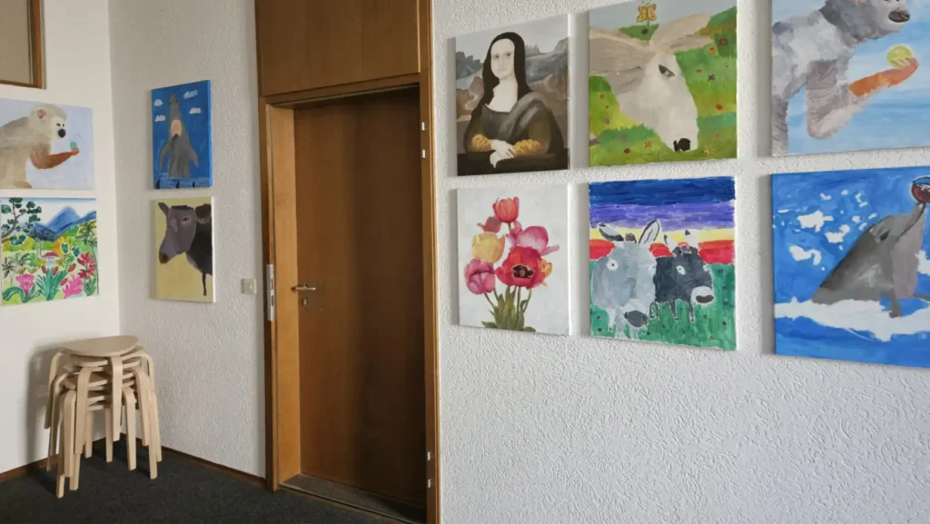 Kinder Kunstkurse Augsburg, Tag der offenen Tür im Haus schöne Felder